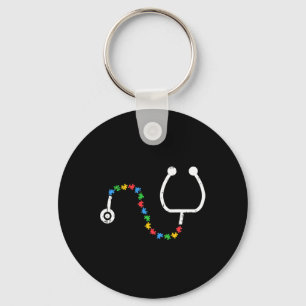 Stethoscoop Autisme Medical Rn Nurse Doct Sleutelhanger