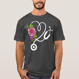 Stethoscoop Bloed Doctor Natuurlijke zwelling T-shirt