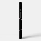 Stethoscoop Bow Zwart, Roze, Zilver Medisch Case-Mate iPhone Case (Achterkant / Links)