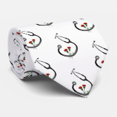 Stethoscoop Doktersdag Stropdas (Opgerold)