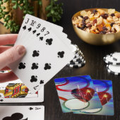 Stethoscoop- en hartslagkaarten pokerkaarten (Insitu)