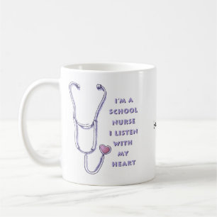 Stethoscoop Heart School Nurse Koffiemok