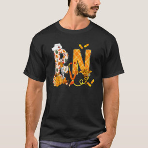 Stethoscoop RN Herfst Yall Autumn Leaves Thanksgiv T-shirt