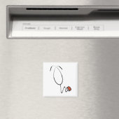 Stethoscoop T-shirts en cadeautjes Magneet (Insitu (Vaatwasser))