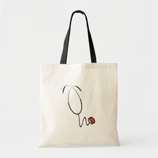 Stethoscoop T-shirts en cadeautjes Tote Bag (Voorkant)