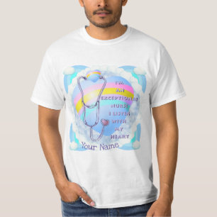 Stethoscoop uitzonderlijke verpleegkundige t-shirt