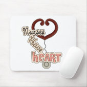 Stethoscoop verpleegsters hebben T-shirts en GIfts Muismat (Met muis)