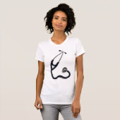 Stethoscoop Vrouwen T-shirt (Voorkant volledig)