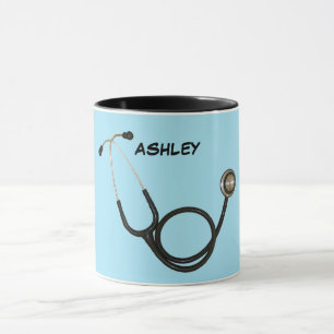 Stethoscope avec nom personnalisé Ringer Mug