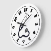 Stethoscope Clock Grote Klok (Hoek)
