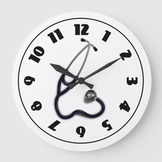 Stethoscope Clock Grote Klok (Voorkant)