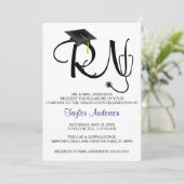 Stethoscope Faire-part de diplôme de l'école de so (Debout devant)