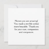 Stethoscope Heart Nurse Dankuwel (Achterkant)