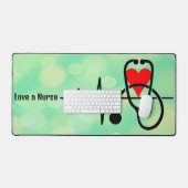 Stéthoscope Infirmière de soins de santé Pad (Clavier et souris)