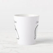 Stethoscope Infirmières Médecins Latte Mug (Devant)