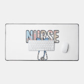 Stéthoscope Nurse Bow Floral Vintage (Clavier et souris)