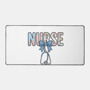 Stéthoscope Nurse Bow Floral Vintage
