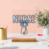 Stéthoscope Nurse Bow Floral Vintage (Mariage)