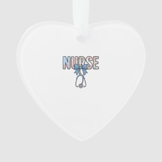 Stéthoscope Nurse Bow Floral Vintage (devant)