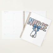 Stéthoscope Nurse Bow Floral Vintage (Devant avec enveloppe)