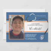 Stethoscope Photo Custom Invitations (Devant)