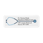 Stethoscope Return Address Label (Voorkant)