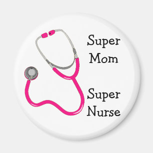 Stethoscope Super Nurse Magnet Magneet