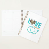 Stéthoscope vecteur design Nurse Love Leopard_1 (Devant avec enveloppe)