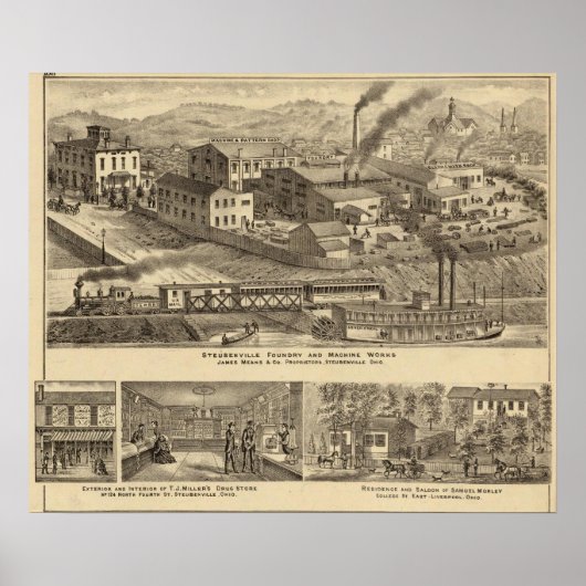 Steubenville Foundry and Machine Works Poster (Voorkant)