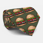 Steun burgers humor stropdas (Opgerold)
