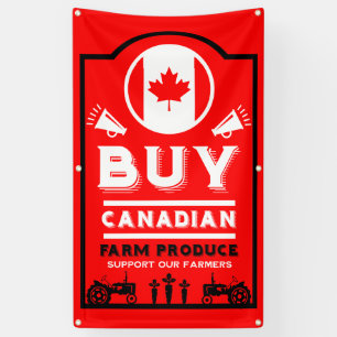 Steun Canadese Boeren Spandoek