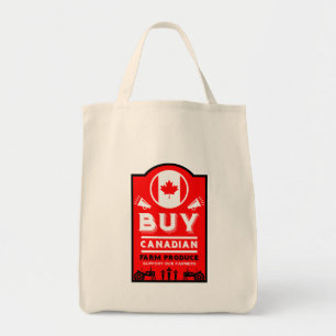 Steun Canadese Boeren Tote Bag