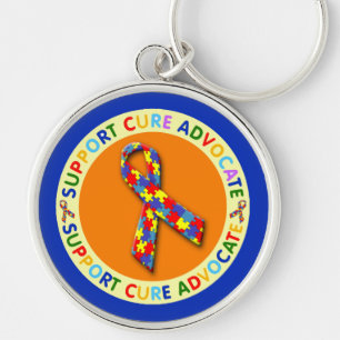 Steun Cure Advocate Autism Sleutelhanger