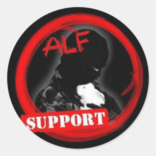 Steun de ALF! Ronde Sticker