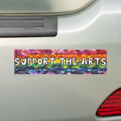 Steun de Arts Rainbow-Bumpersticker Bumpersticker (Op auto)