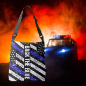 Steun de Blauwe Tote Crossbody Tas
