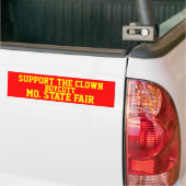 STEUN DE CLOWN BUMPERSTICKER (Op Truck)