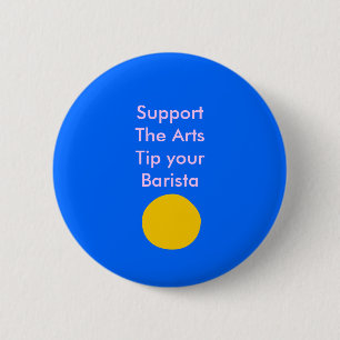 Steun de Kunsttop uw Barista Button