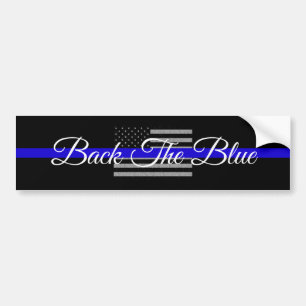 STEUN DE POLITIE BUMPERSTICKER