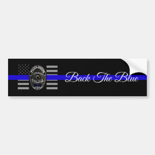 STEUN DE POLITIE BUMPERSTICKER