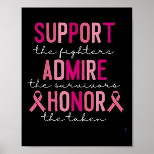 Steun de strijders en bewonder de overlevenden de poster