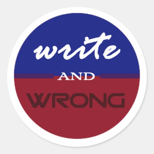 Steun de Writers Sticker (Voorkant)