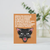 Steun en verdediging van de Grondwet Briefkaart (Staand voorkant)