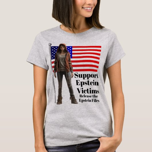 Steun Epstein Slachtoffers T-shirt (Voorkant)