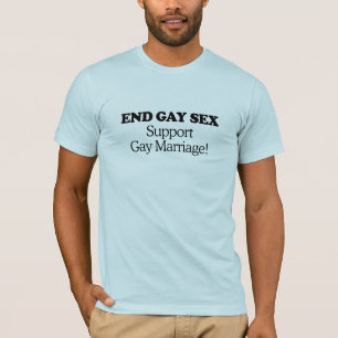 Steun het homohuwelijk t-shirt