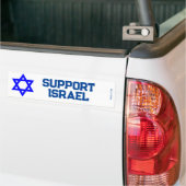 Steun Israel Bumpersticker (Op Truck)