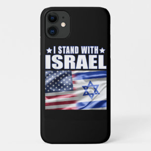 Steun Israël Ik sta achter Israël iPhone 11 Hoesje