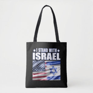 Steun Israël Ik sta achter Israël Draagtas