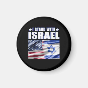 Steun Israël Ik sta achter Israël Magneet
