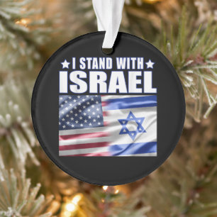Steun Israël Ik sta achter Israël Ornament